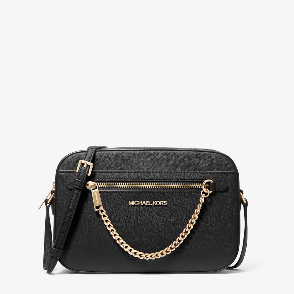Michael kors Jet set large saffiano leather crossbody bag